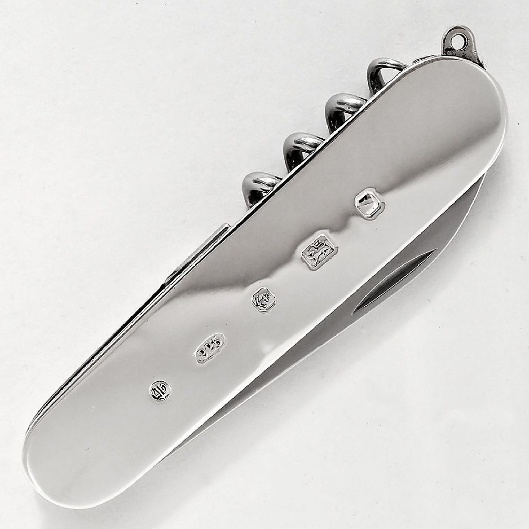 Sterling Silver Waiter pocket knife