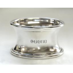 Sterling Silver Concave Napkin Ring