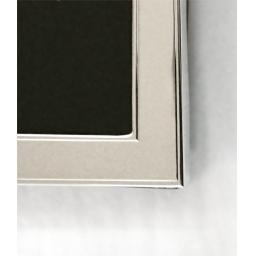 Sterling Silver Photo Frames with Outline Engine Turned Pattern
