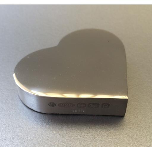 Sterling Silver Paperweight Heart from SilverpureSilver