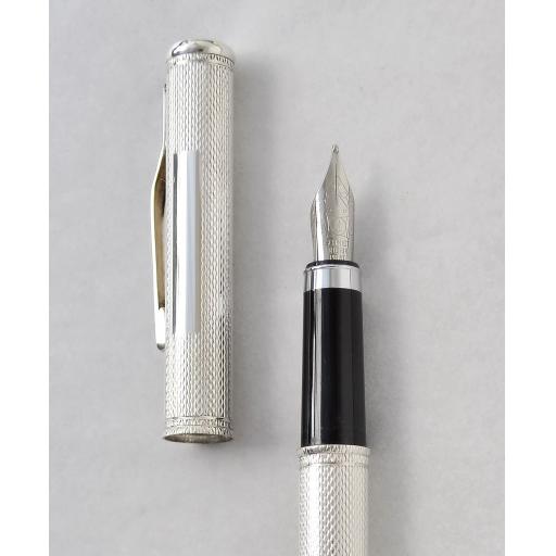 The Pulse Fountain Pen with engine turned Pattern